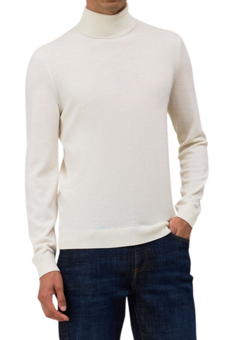 Pulover barbati - Nylon/Viscoza - Ecru