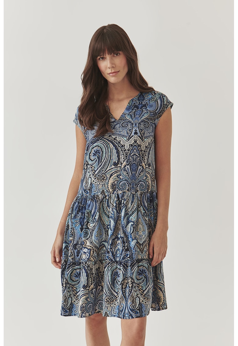 Rochie cu model si maneci scurte