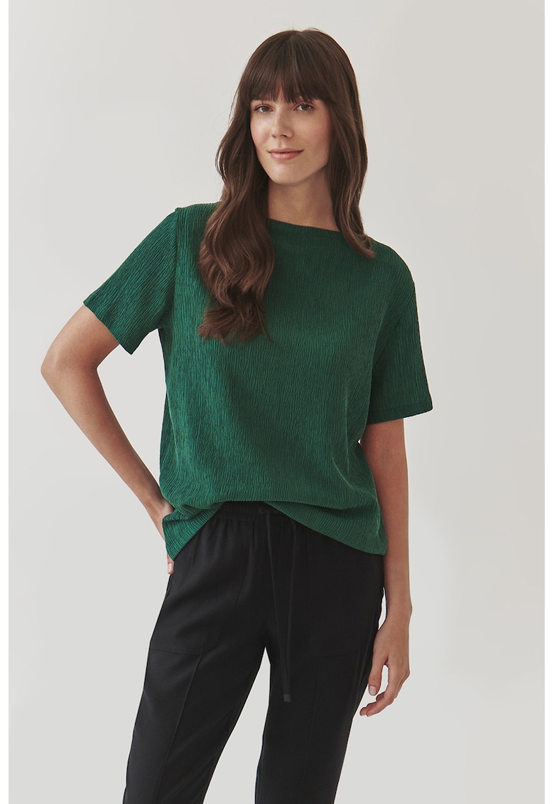 Tricou uni din amestec de lyocell