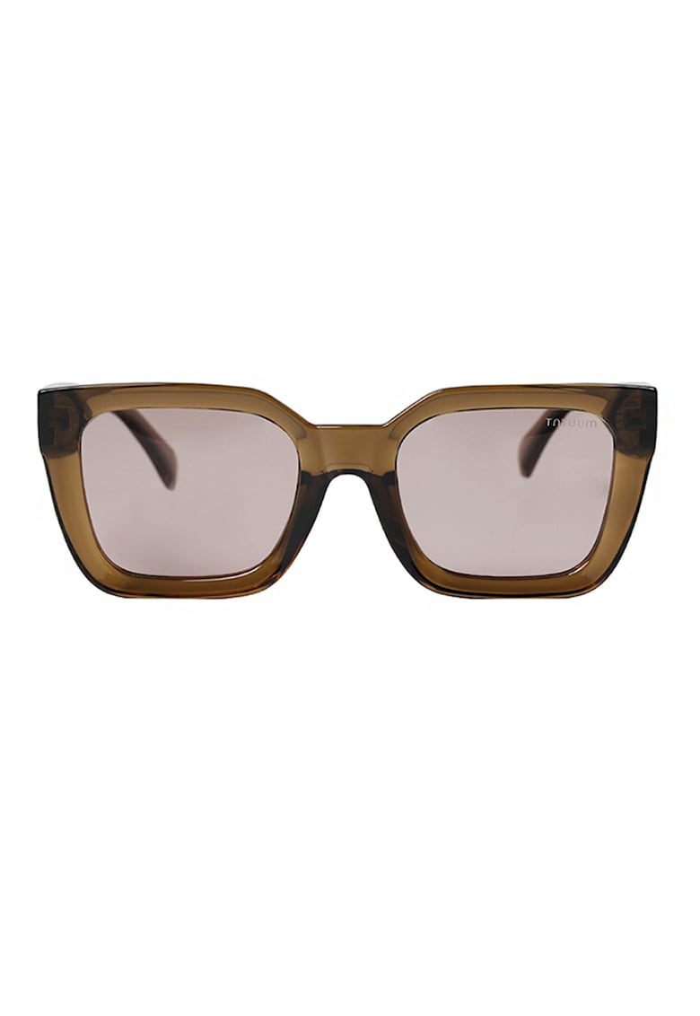 Ochelari de soare cu lentile patrate - Maro/Kaki