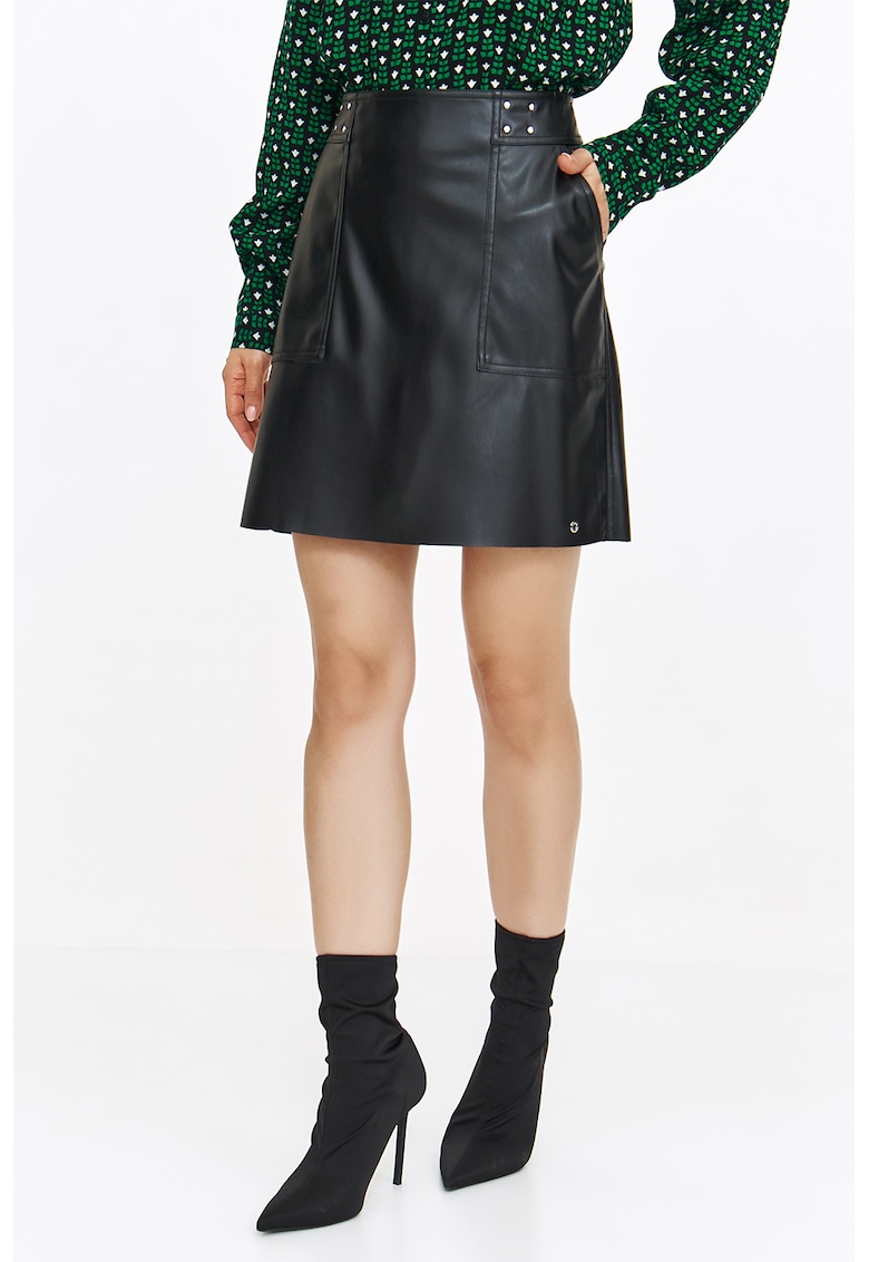 Fusta dreapta de piele ecologica