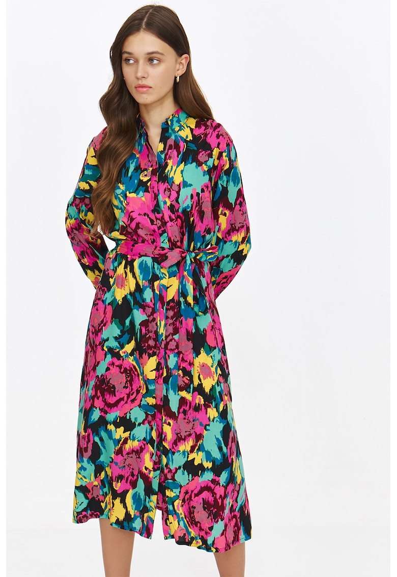 Rochie midi cu model floral