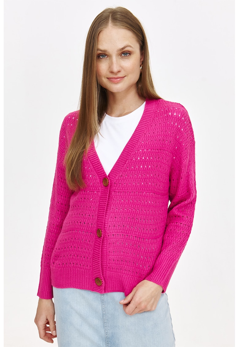 Cardigan cu perforatii
