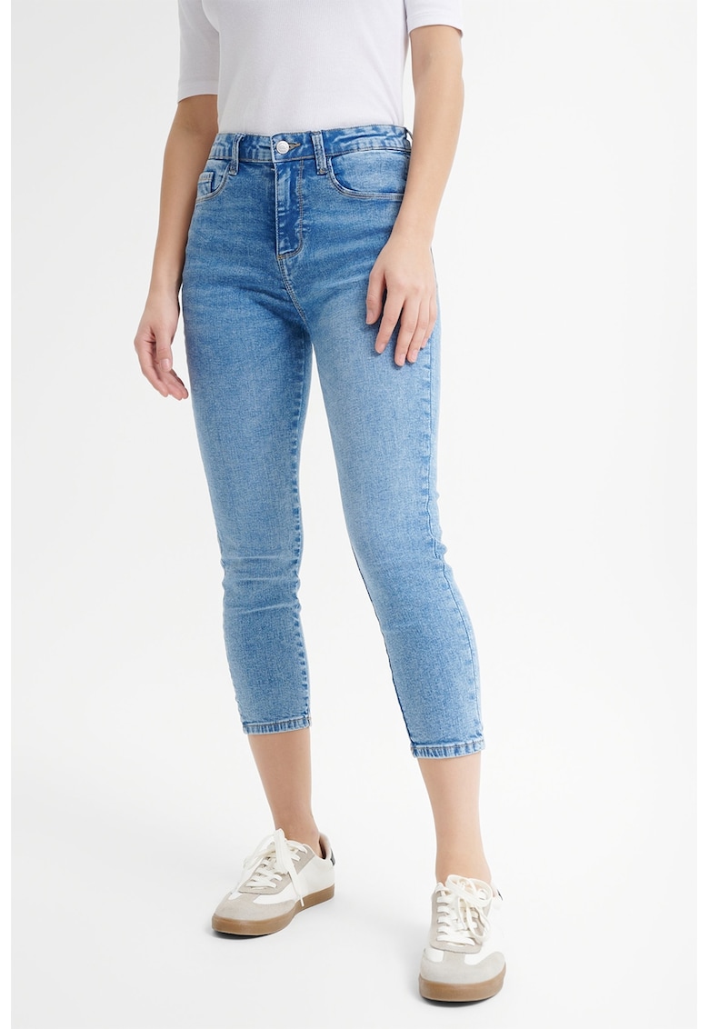 Blugi skinny 3/4 - Albastru deschis