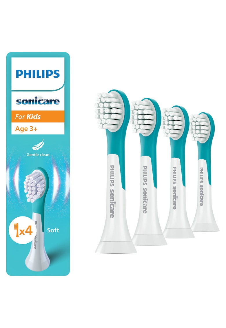 Rezerve Kids Compact HX6034/90 - pachet de 4 capete de periere - Standard - click-on