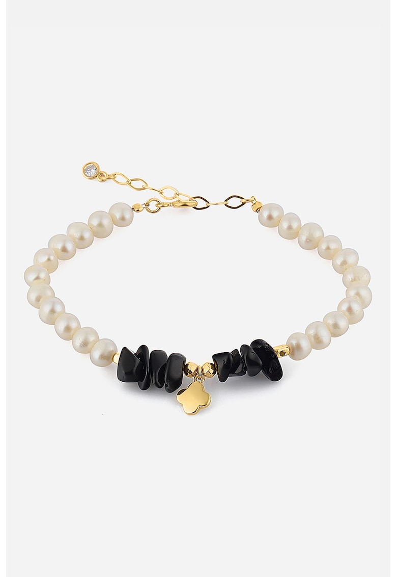 Bratara ajustabila cu pietre onix Bratara ajustabila cu pietre onix