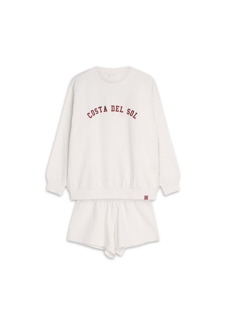 Costume si compleuri dama Nimes Hederson alb crem - Alb