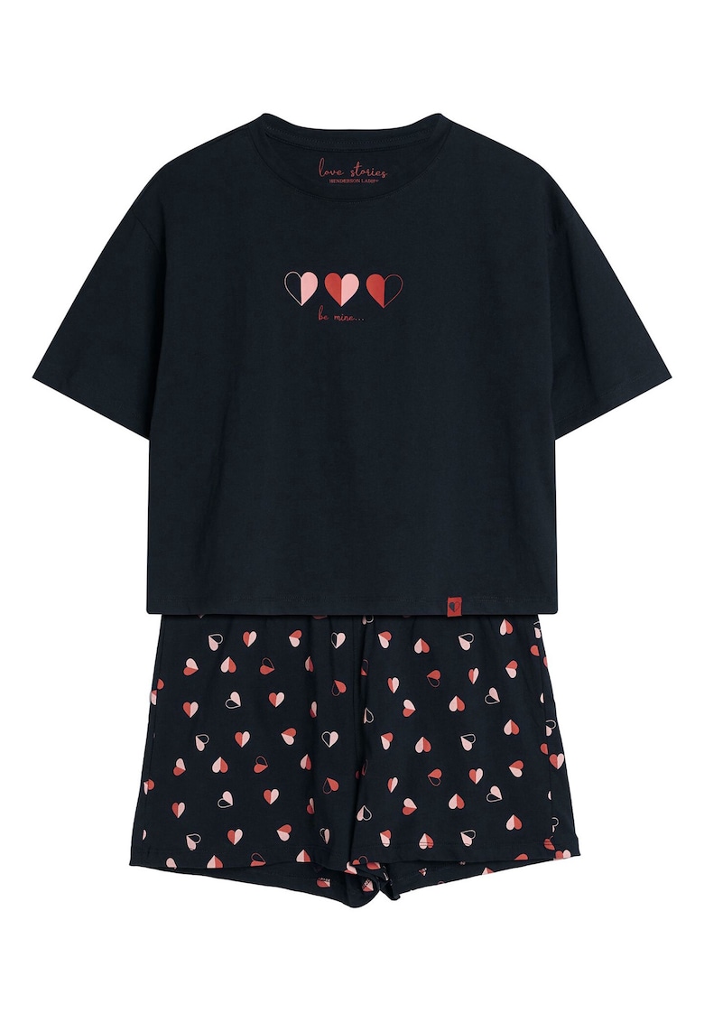 Pijama dama Necesito negru - roz