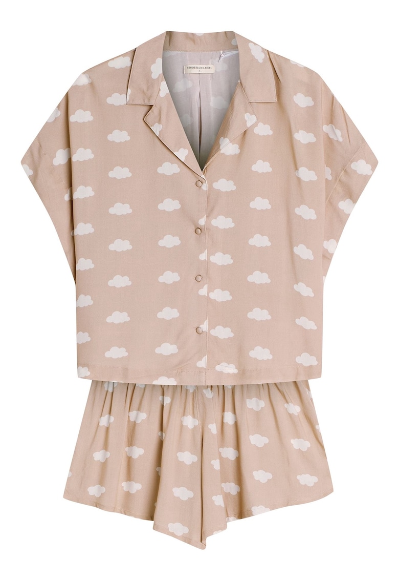 Pijama dama Nubes bej nisip