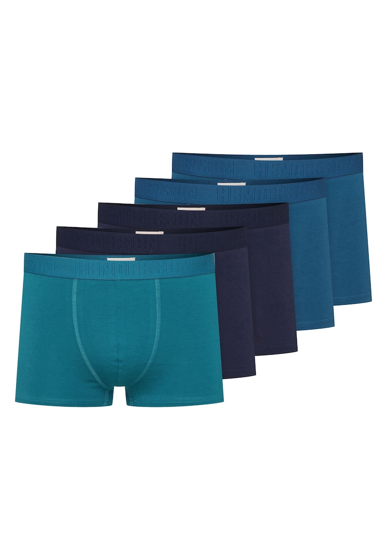 Boxeri Solid set de 5 perechi - Multicolor