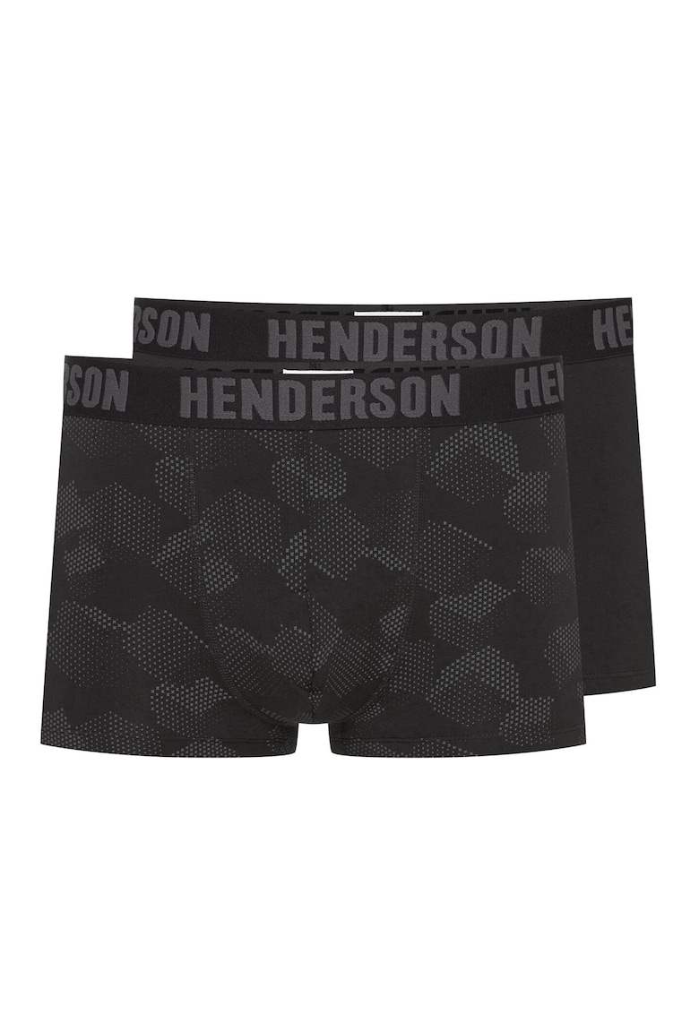 Boxeri Soul set de 2 perechi negru - gri