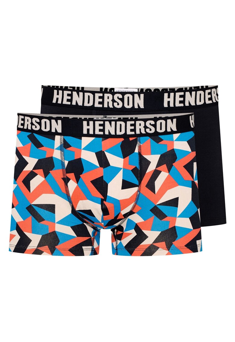 Boxeri (crac mai lung)Shield set de 2 perechi albastru - rosu