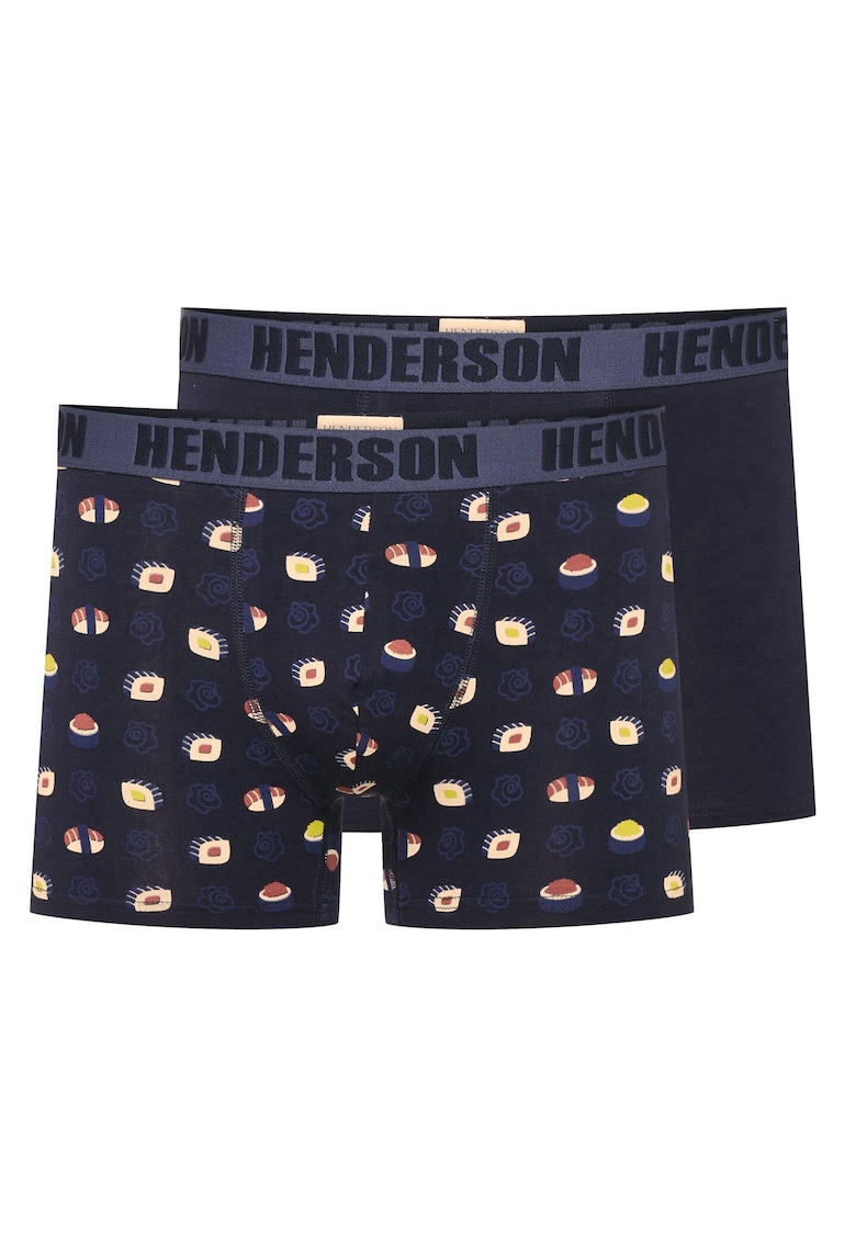 Boxeri (crac mai lung)Sushi 2-pak albastru inchis