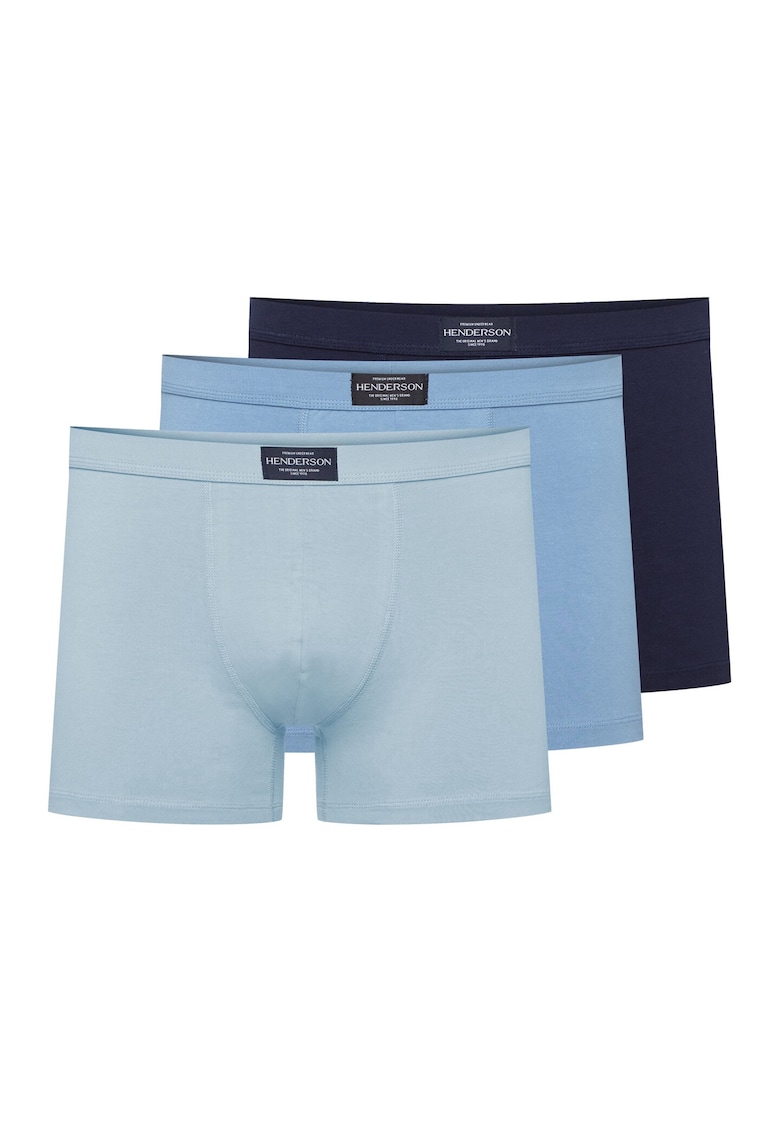 Boxeri barbati Main 3-pak Albastru - bleumarin - Multicolor