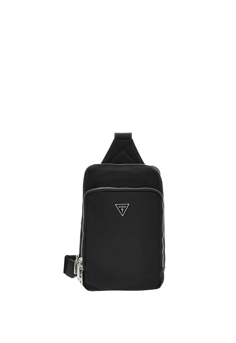 Geanta de dama - Milano - poliamida - neagra - 17x27x7 cm