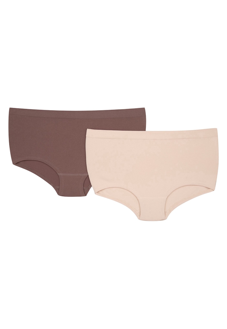 Chiloti tip short Bait set de 2 perechi bronz - bej