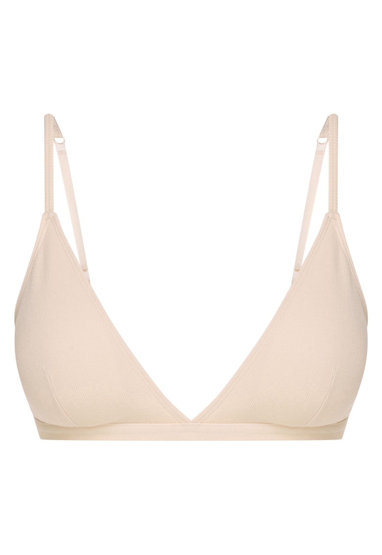 Sutien clasic triunghiular Nashwa - Bej