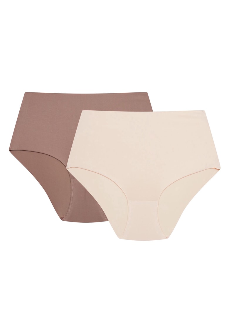 Chiloti cu talie inalta Bump  bronz - bej