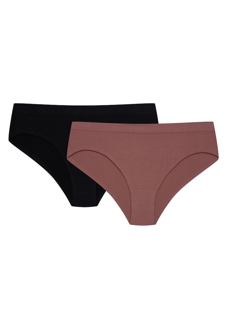 Chiloti tip figi Bait  set de 2 perechi mov deschis