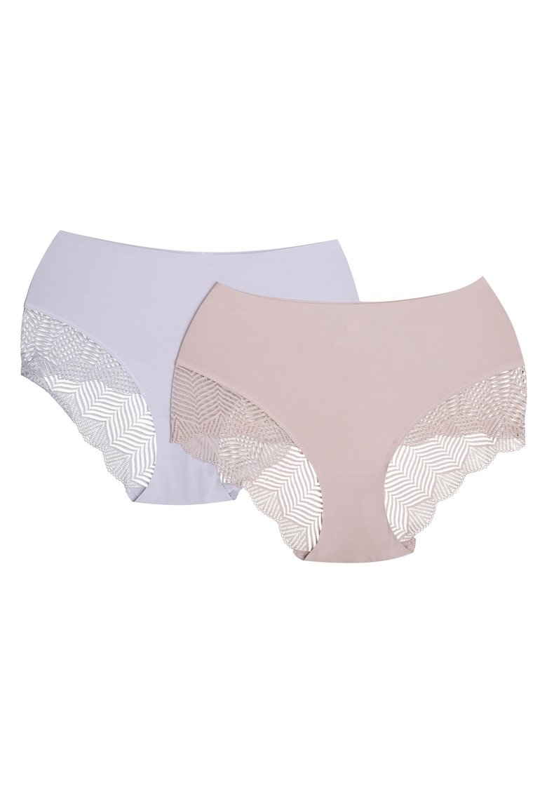 Chiloti tip briefy Passy 2-pak lavanda - roz - Multicolor