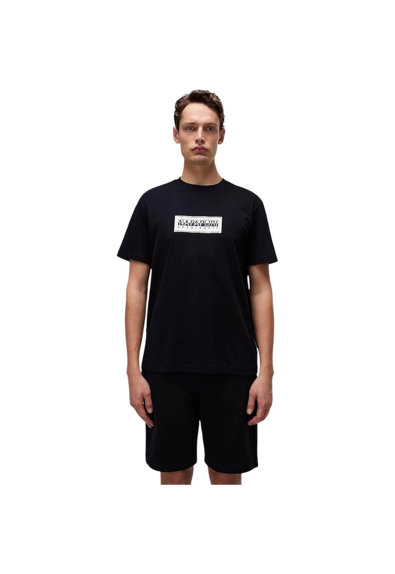 Tricou Box Logo SS 41310 - Negru