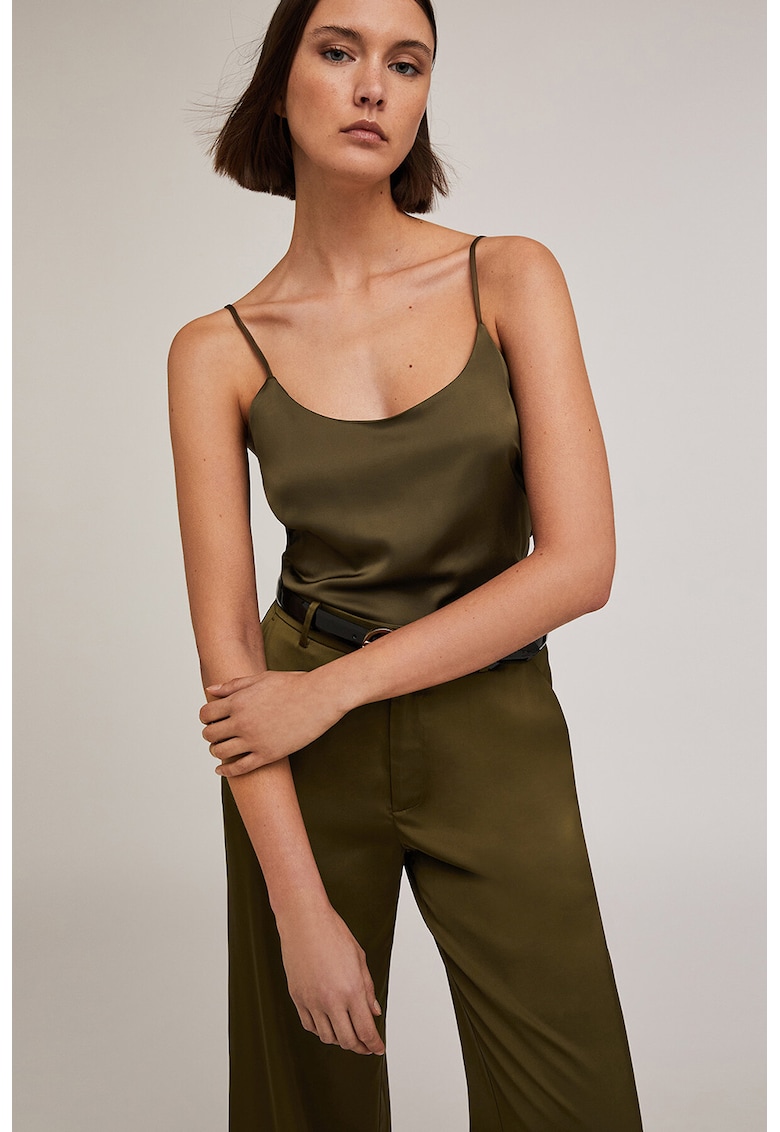 Top cu aspect satinat