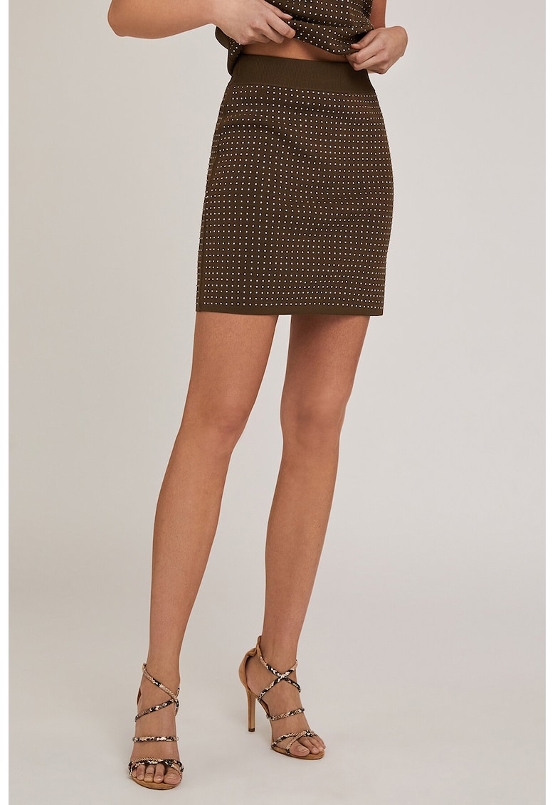 Fusta mini cu strasuri