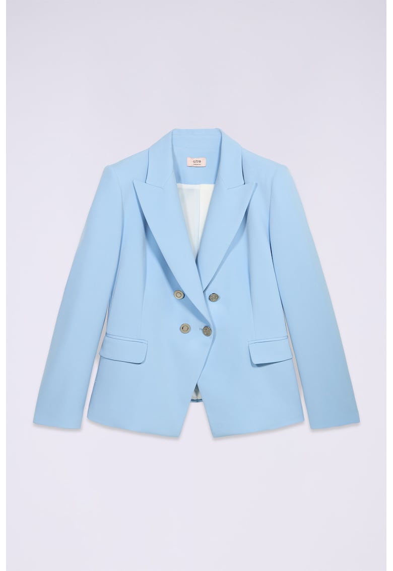 Sacou cu doua randuri de nasturi si revere decupate