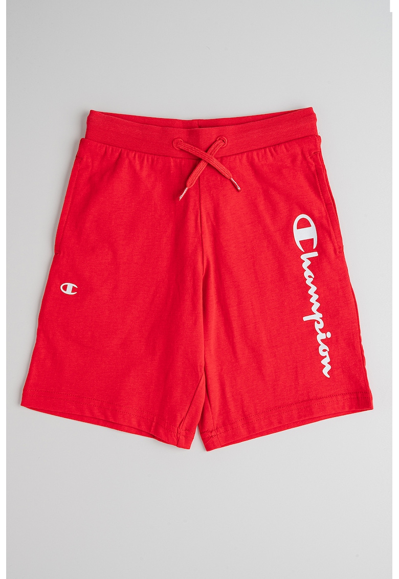 Pantaloni scurti cu imprimeu logo