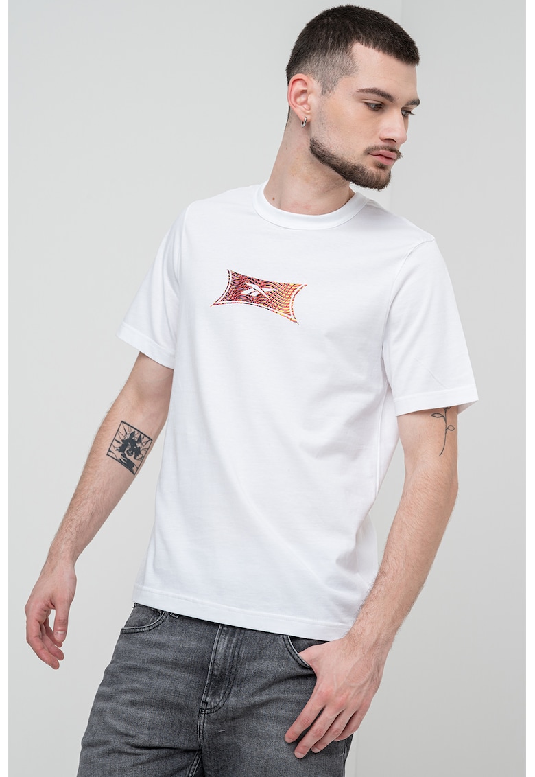 Tricou cu logo Hype - Rosu/Negru