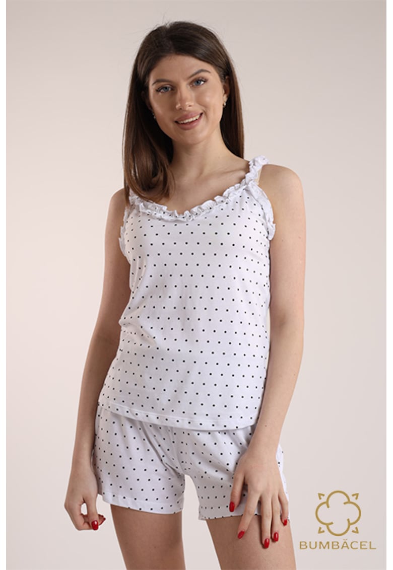 Pijama cu buline pentru dame