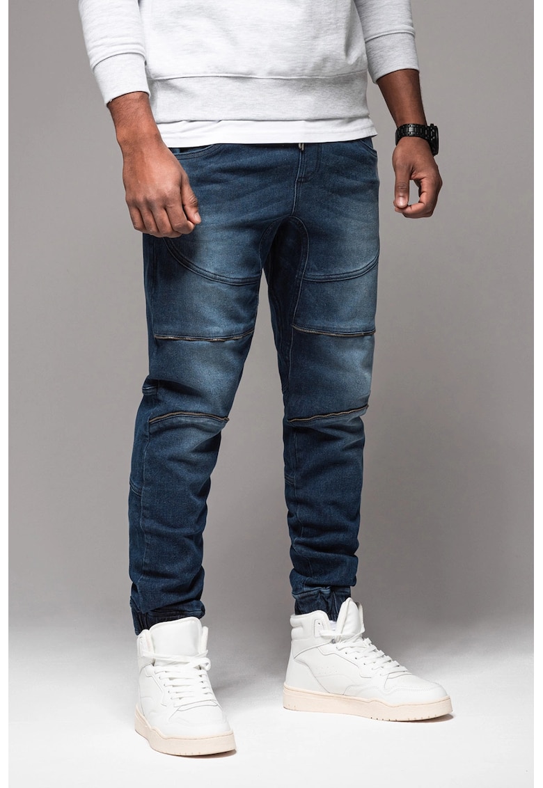 Blugi regular fit - Albastru indigo