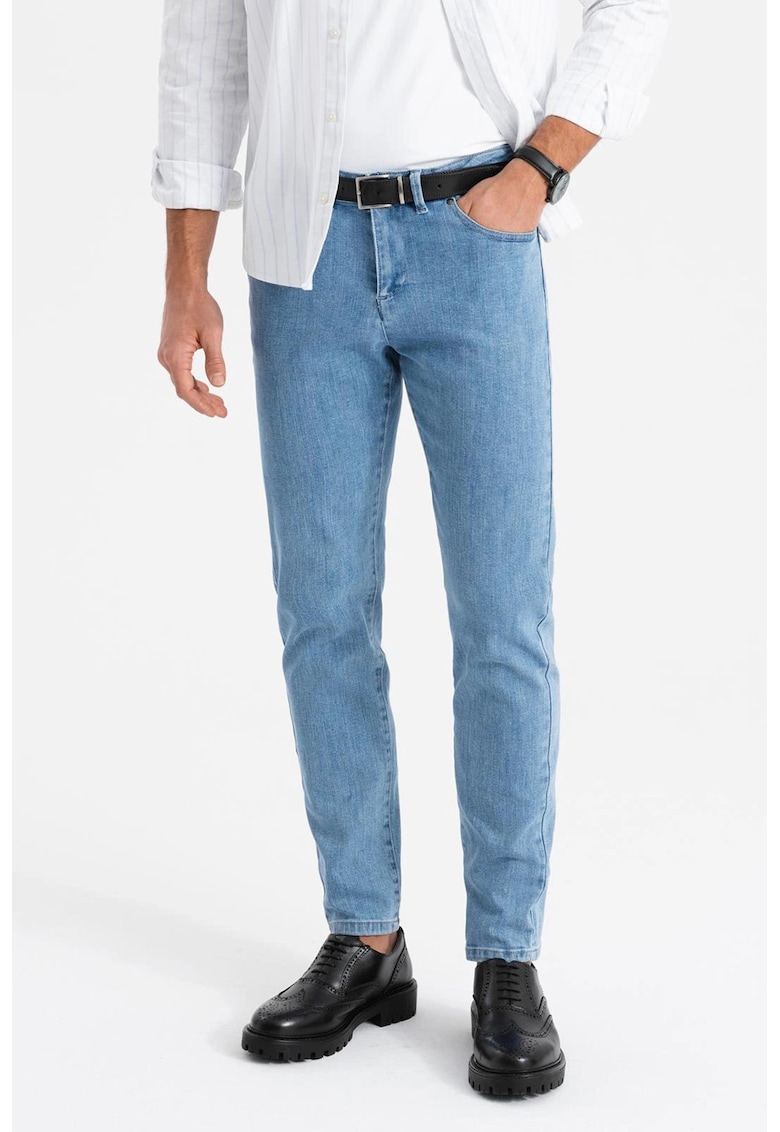 Blugi slim fit - Albastru deschis