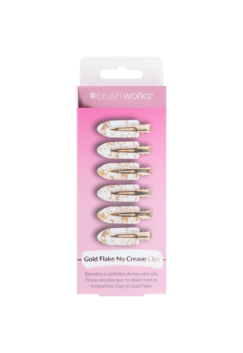 Agrafe de par No crease Gold Flake 6 buc