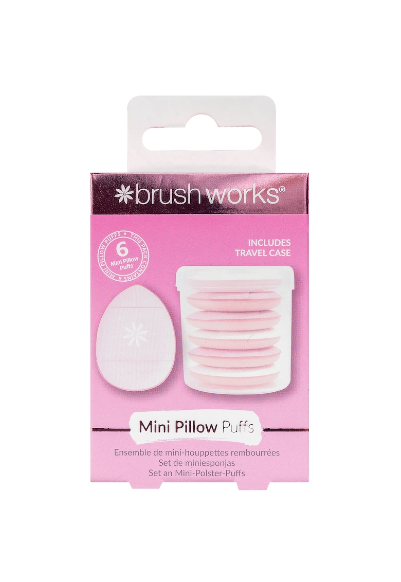 Bureti mini  pentru aplicarea machiajului 6 buc