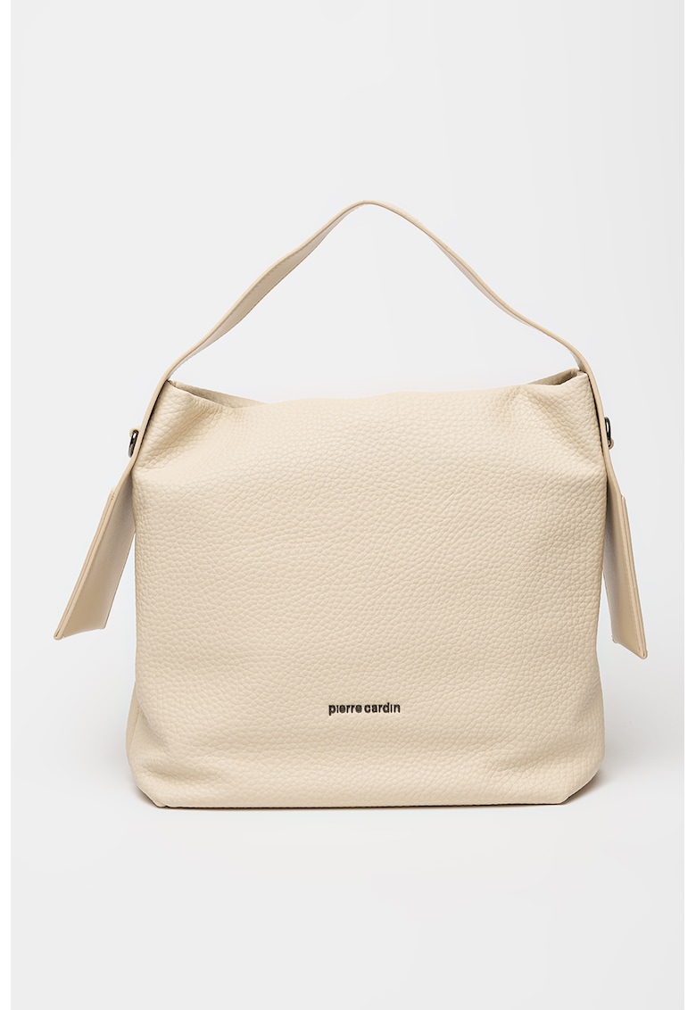 Geanta de piele ecologica cu bareta si logo