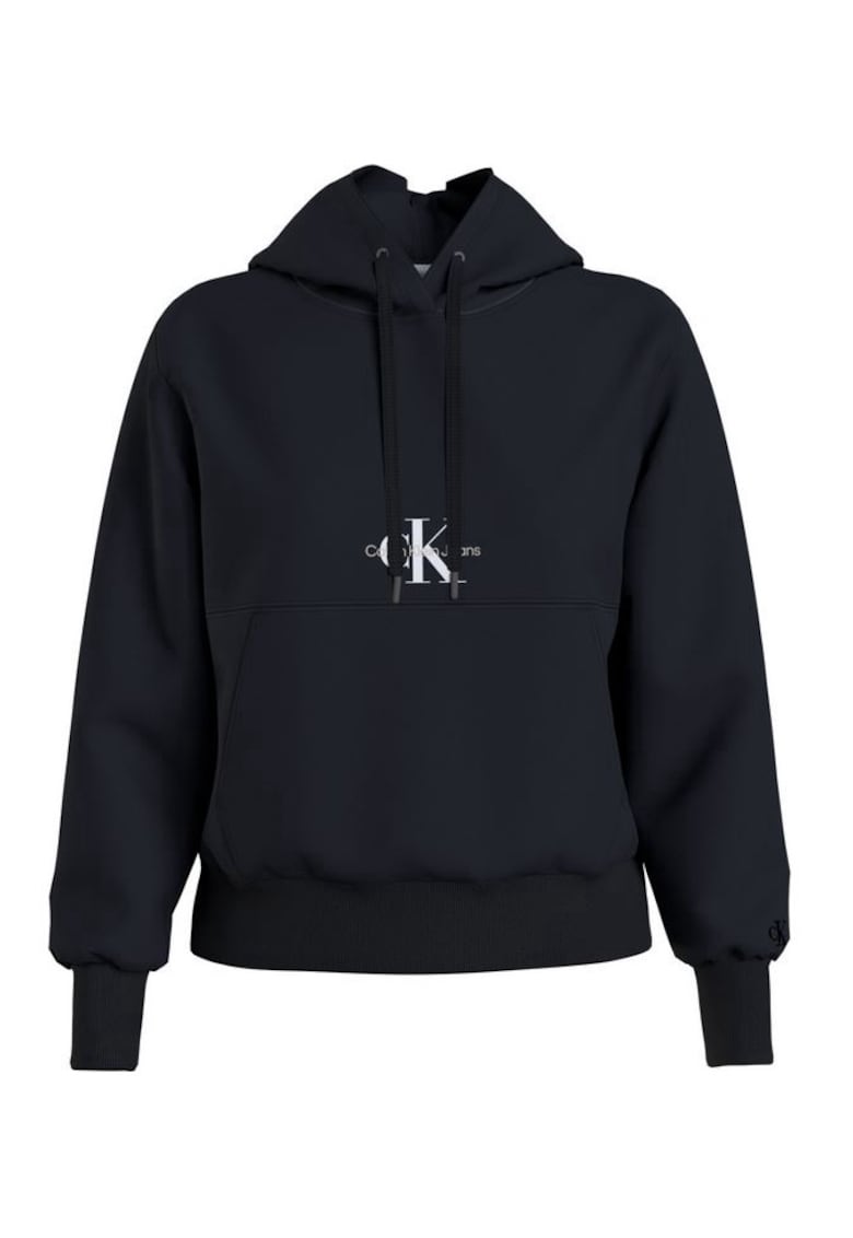 Hanorac cu gluga pentru femei - Calvin KleinJeans - Bumbac - Negru