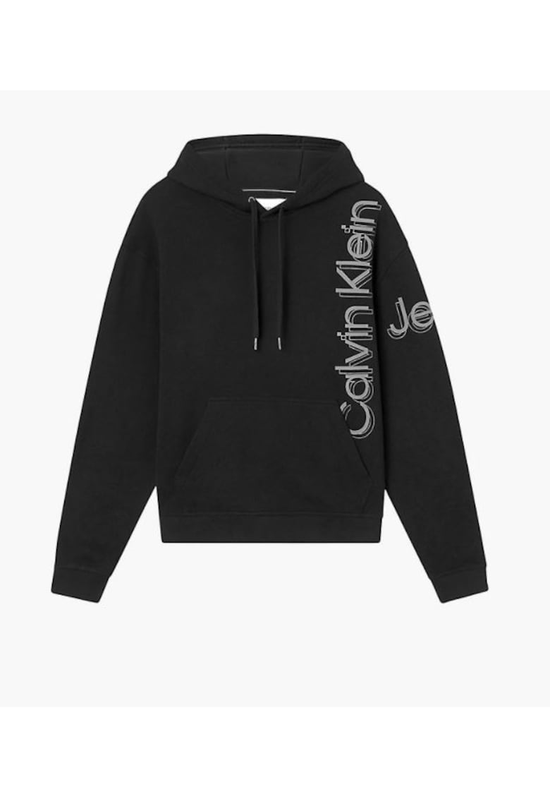 Hanorac cu logo supradimensionat -