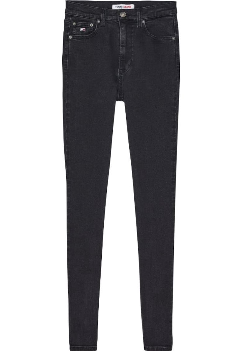 Tommy Jeans Pantaloni - Bumbac/Elastan - Negru - 28/30 EU
