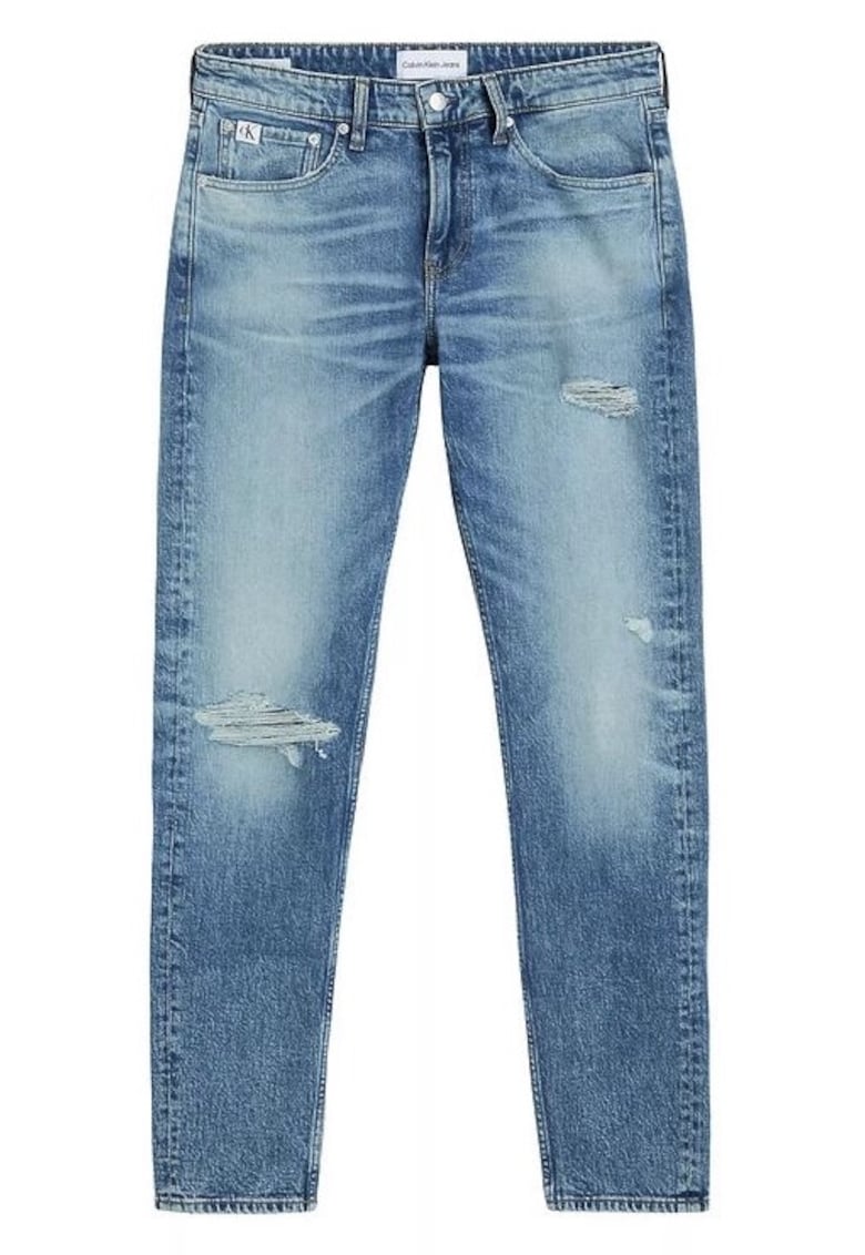 Calvin Klein Jeans Blugi regular cu detalii cu aspect deteriorat