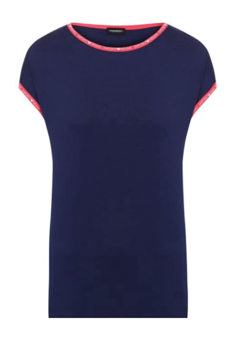 Emporio Armani Tricou cu detalii logo -