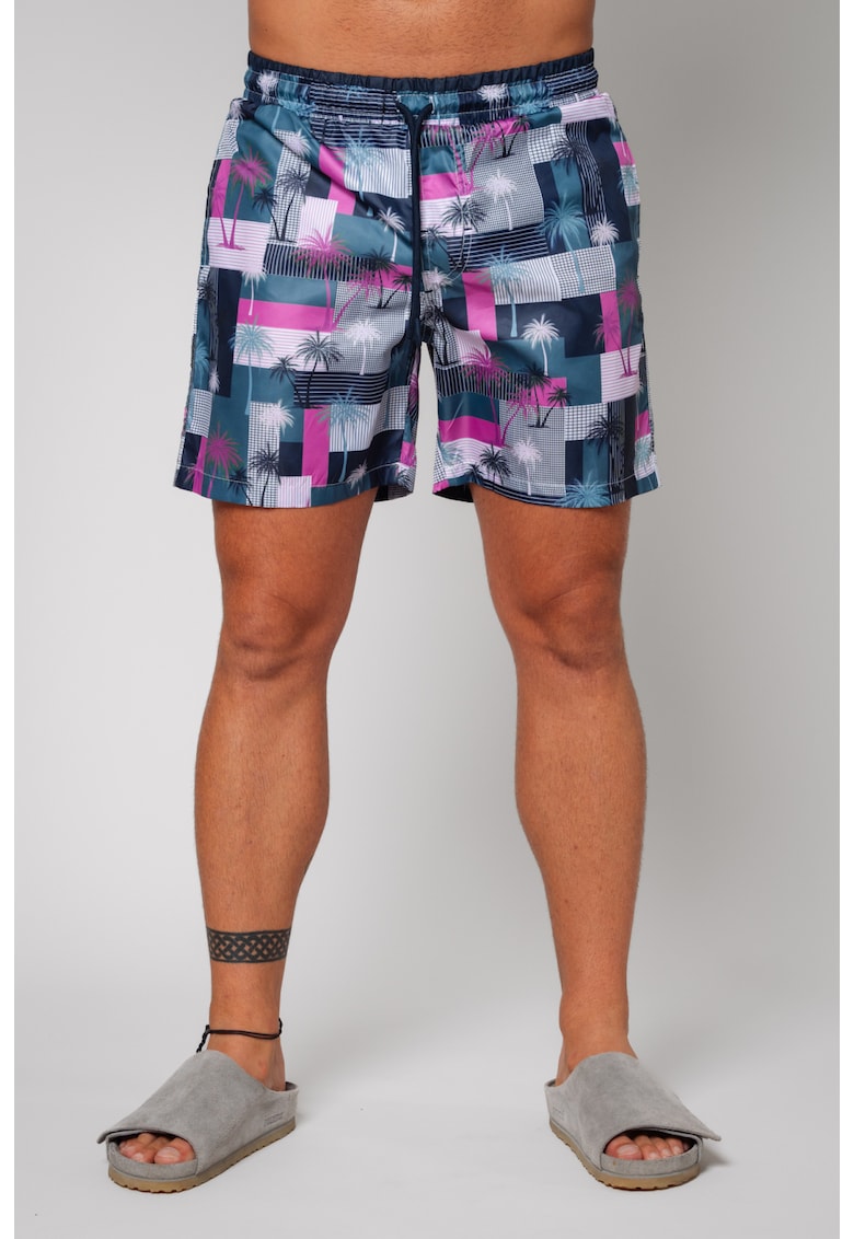 Pantaloni scurt de baie Palm Navy 12713