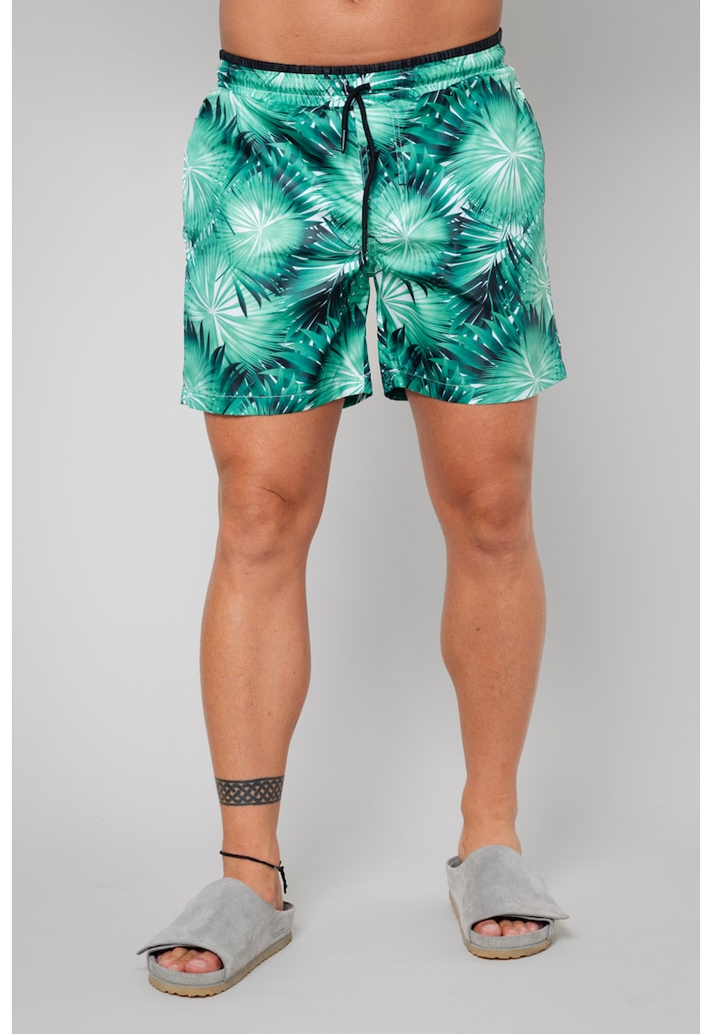 Pantaloni scurt de baie Leaves Mint 12374