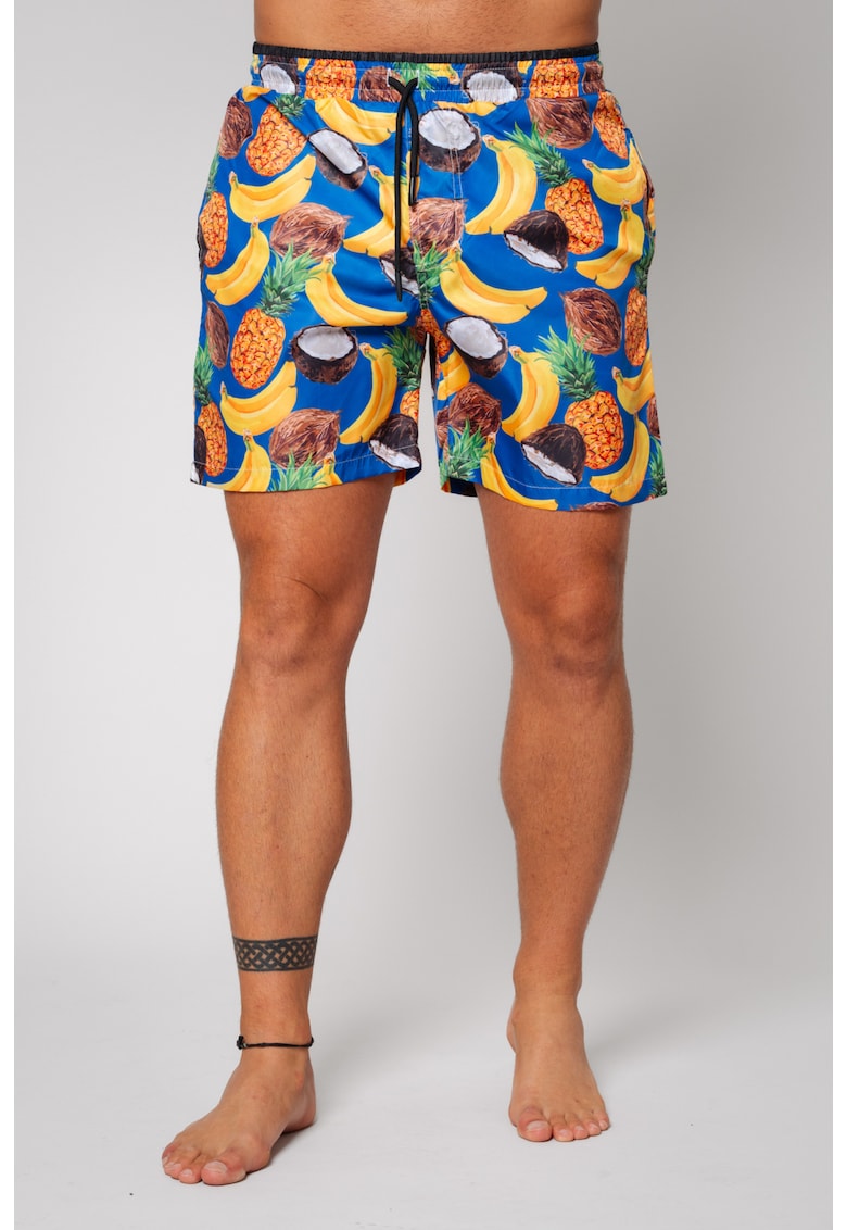 Pantaloni scurt de baie Fruits Blue/Black 12841 - BLUE