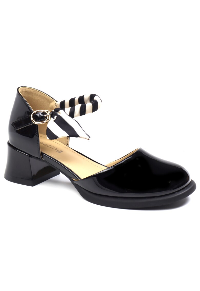 Pantofi dama decupati 582309 - Negru