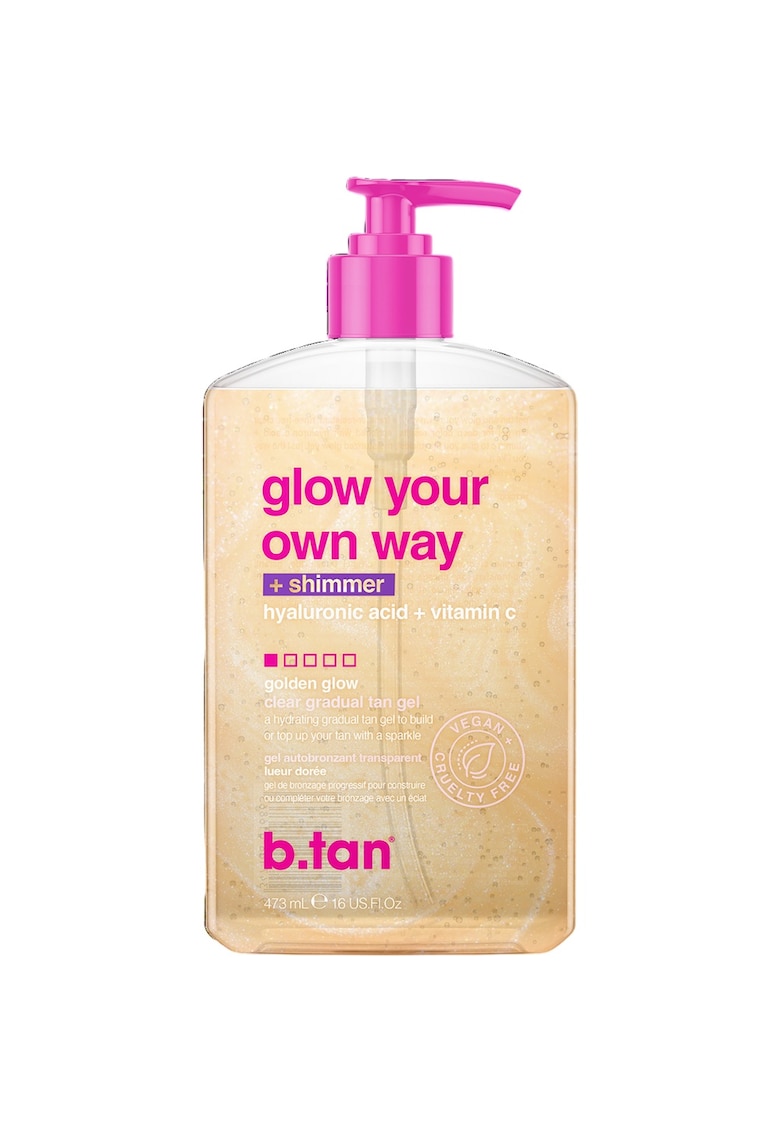 Autobronzant - Glow your own way shimmer 473 ml