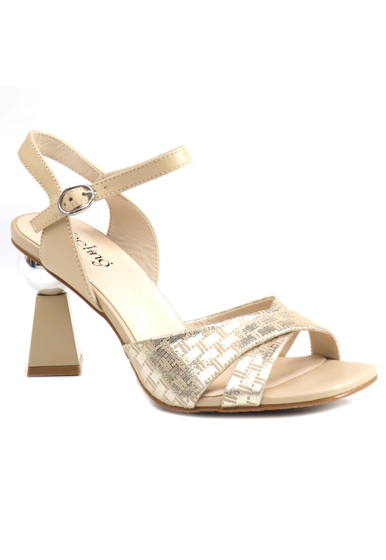 Sandale dama 25 016 01 - Auriu