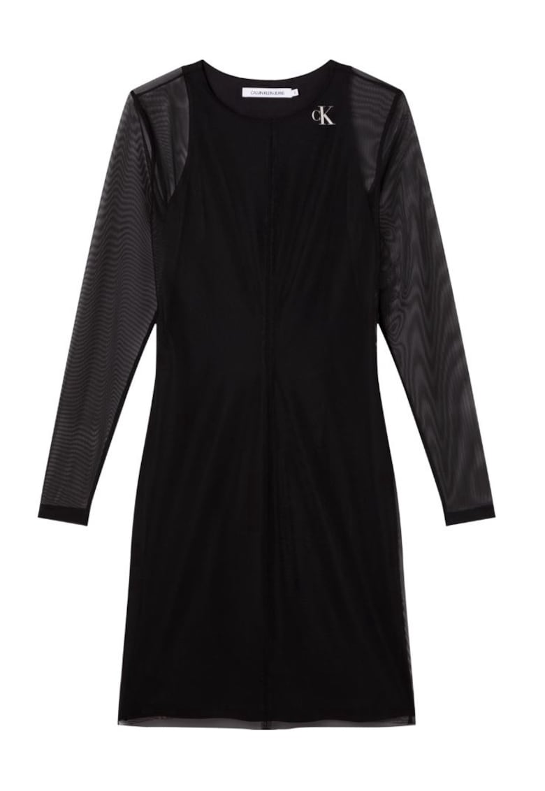 Calvin Klein Jeans Rochie mulata cu logo discret -