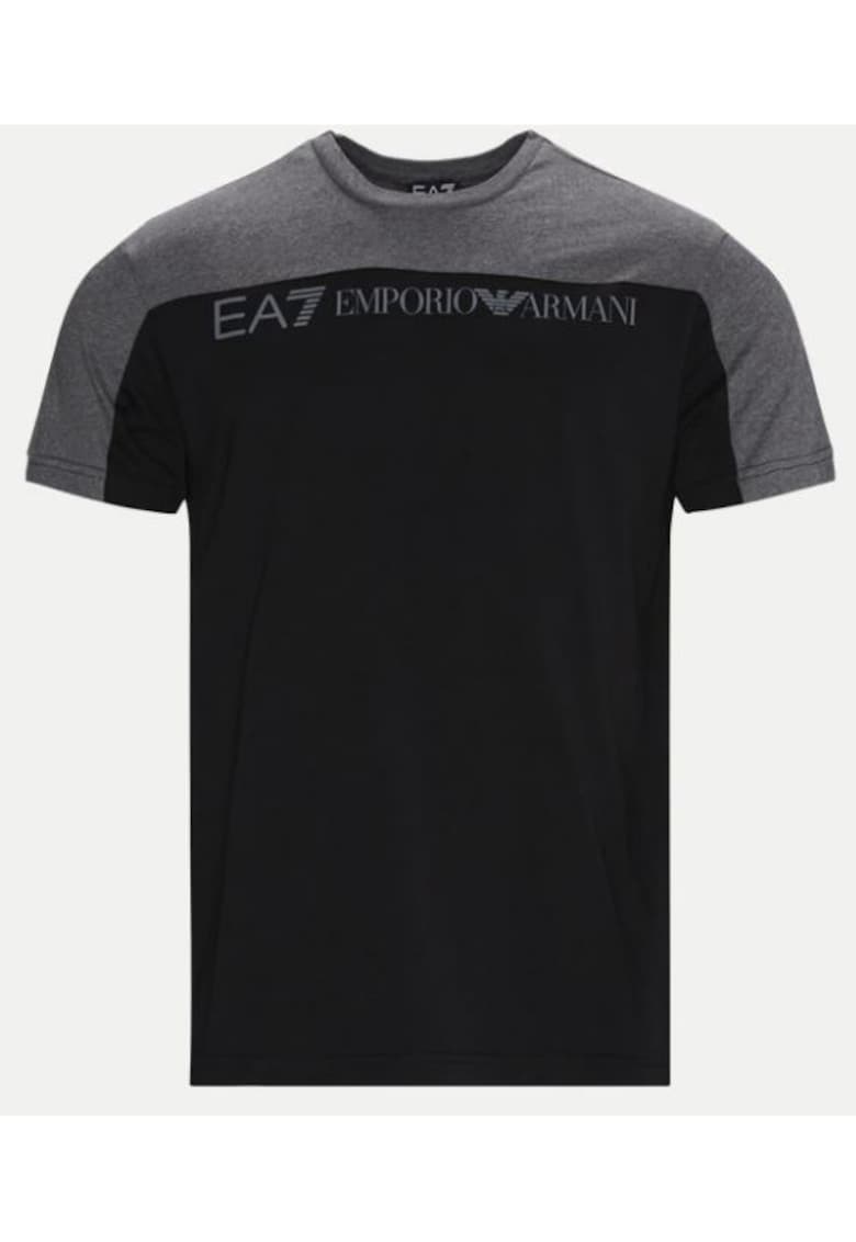 EA7 Tricou colorblock cu logo -