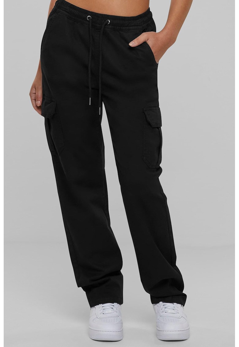Pantaloni de trening cargo cu snur de ajustare